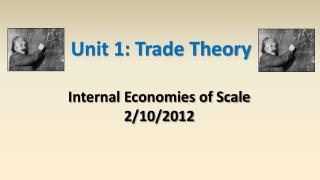 Unit 1: Trade Theory