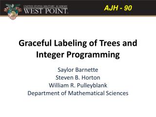 Graceful Labeling of Trees and Integer Programming