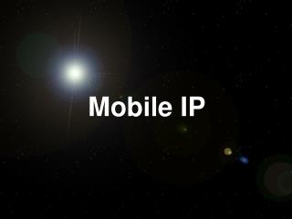 Mobile IP