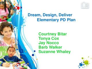 Dream, Design, Deliver 	Elementary PD Plan