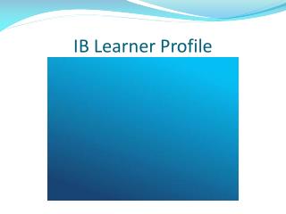 IB Learner Profile