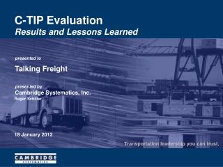 C-TIP Evaluation