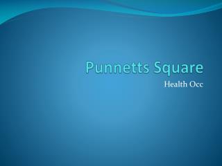 Punnetts Square