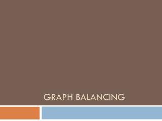 Graph Balancing