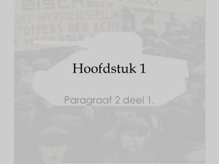 Hoofdstuk 1