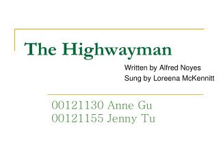 The Highwayman