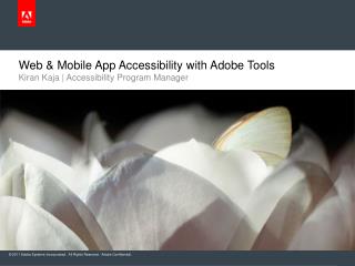 Web & Mobile App Accessibility with Adobe Tools