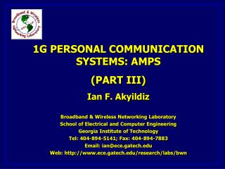 AMPS (Advanced Mobile Phone Service)