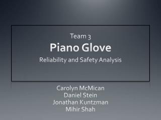 Team 3 Piano Glove