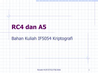 RC4 dan A5