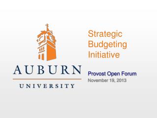 Strategic Budgeting Initiative