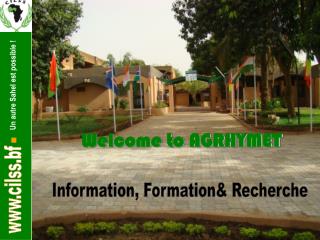 Welcome to AGRHYMET