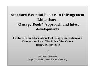 A . “Orange-Book-Standard”-Case