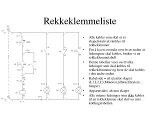 Rekkeklemmeliste