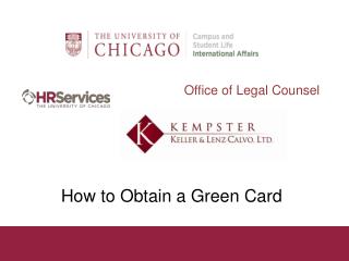 How to Obtain a Green Card