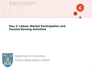 Day 2: Labour Market Participation and Income Earning Activities