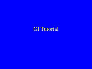 GI Tutorial