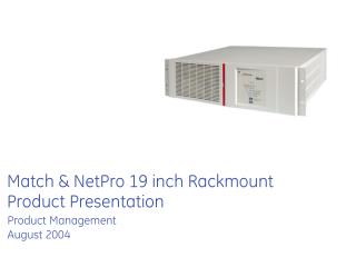 Match &amp; NetPro 19 inch Rackmount Product Presentation
