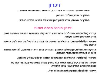 זיכרון
