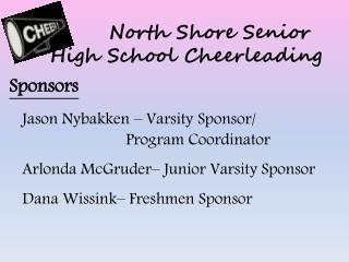 North Shore Senior High School Cheerleading