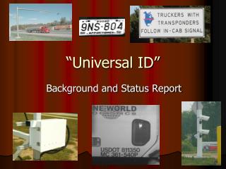 “Universal ID”