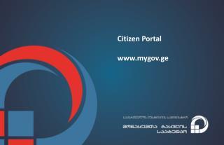 Citizen Portal mygov.ge