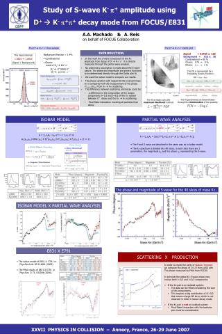 Study of S-wave K - p + amplitude using D +  K - p + p + decay mode from FOCUS/E831