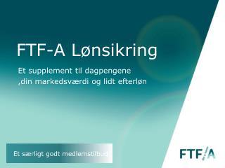 FTF-A Lønsikring