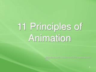 11 Principles of Animation