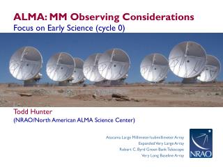 ALMA: MM Observing Considerations