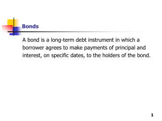 Bonds