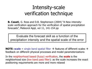Intensity-scale verification technique