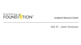 IAS 31 - Joint Ventures