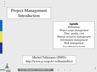 Project Management Introduction