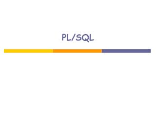 PL/SQL