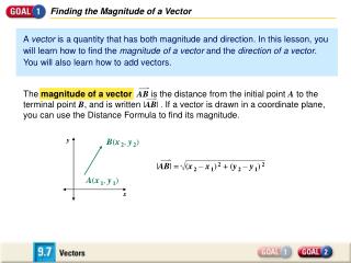Finding the Magnitude of a Vector