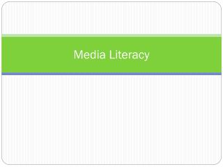 Media Literacy