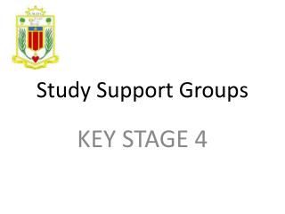 Study Support Groups