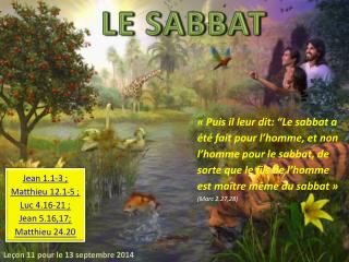 LE SABBAT