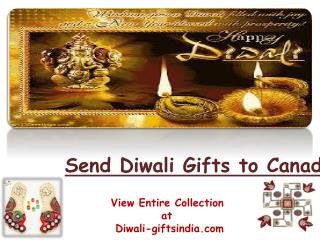 Send Gifts to Canada on Diwali