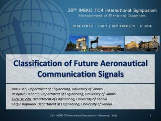 Classification of Future Aeronautical Communication Signals