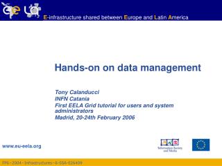 Hands-on on data management