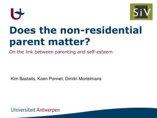 Does the non-residential parent matter?