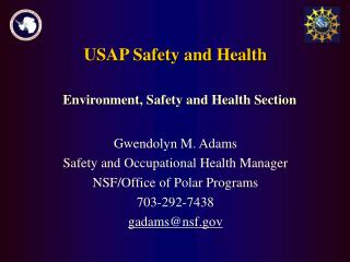 USAP Safety and Health