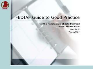 FEDIAF Guide to Good Practice