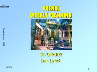 PHENIX WEEKLY PLANNING