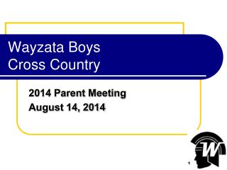 Wayzata Boys Cross Country