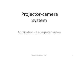 Projector-camera system