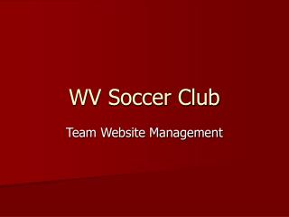 WV Soccer Club