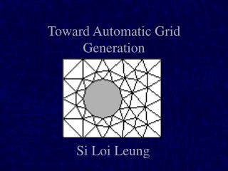 Toward Automatic Grid Generation